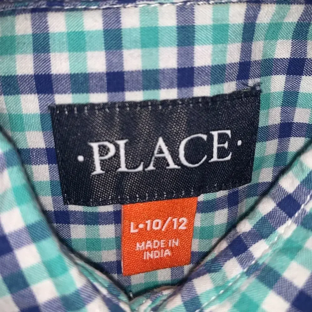 Boys Children Place short sleeves shirt size L 10/12